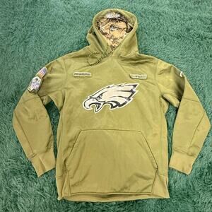 Nike Philadelphia Eagles NFL Camo Salute to Service Hoodie Sweatshirt Small